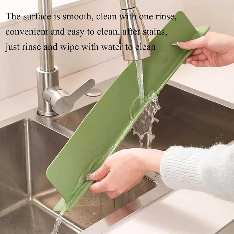 Kitchen Sink Splash Guard - Keep Your Counter Dry & Clean